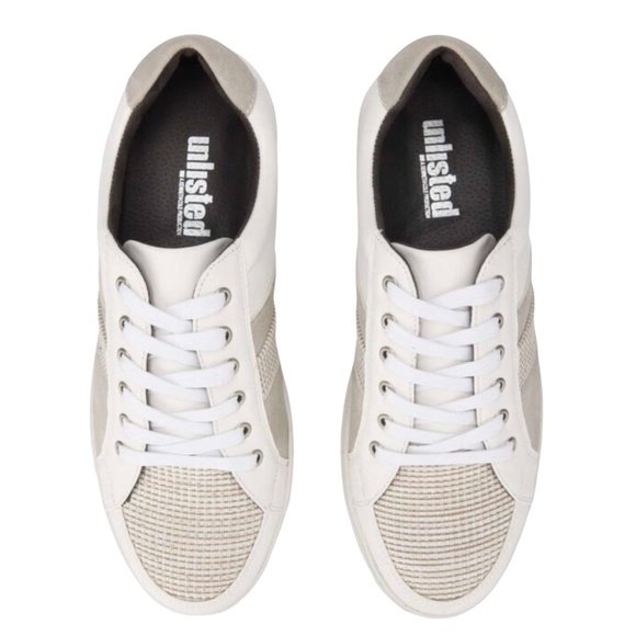 NEW Unlisted by Kenneth Cole Plott Men's Low Top Faux Leather Fashion Sneakers - Picture 5 of 9